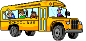 Students in a school bus